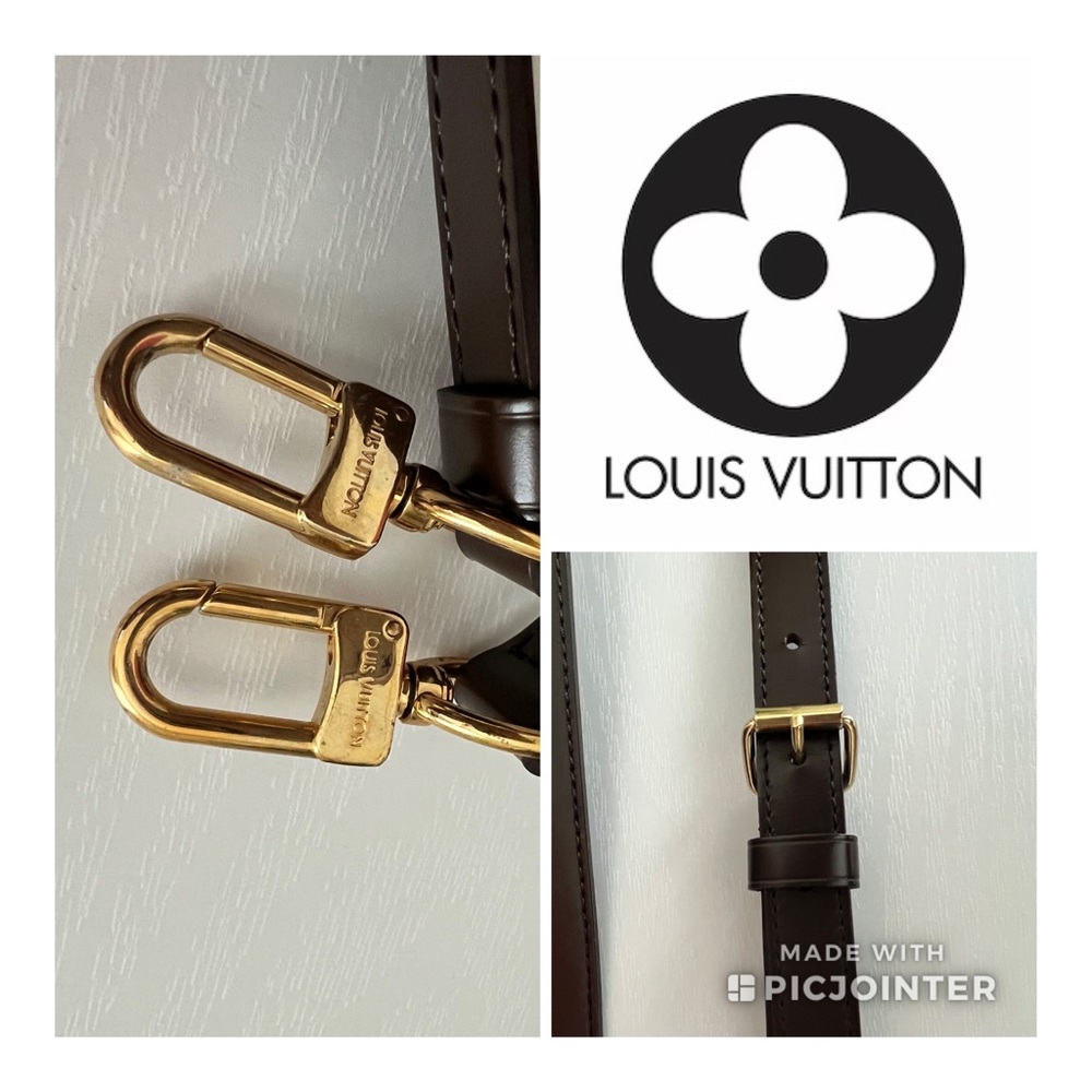 💖SOLD💖 LOUIS VUITTON Speedy Bandouliere Strap in Brown Ebene Treated Leather